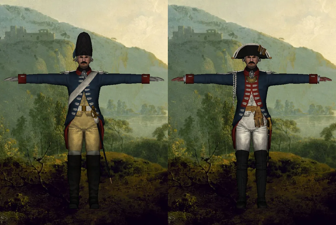 Dragoon of the "Garde Dragonders" and Officer of the "Hollandse Garde"
