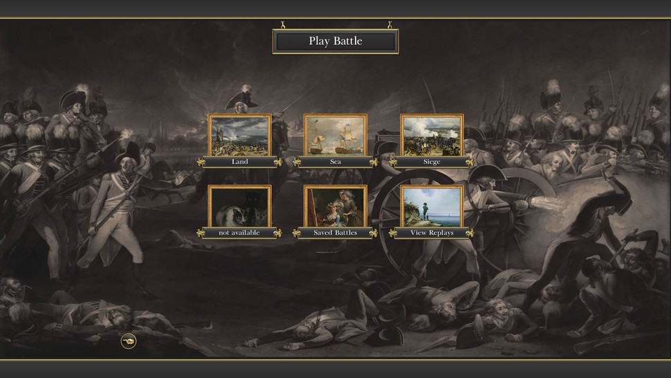 battle selection screen
