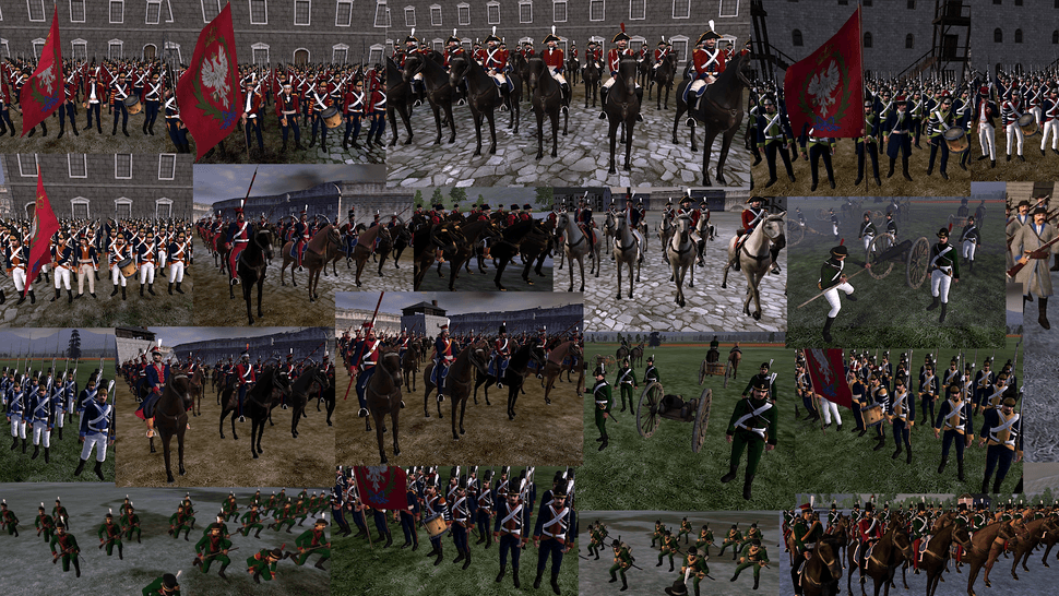 Polish army collage