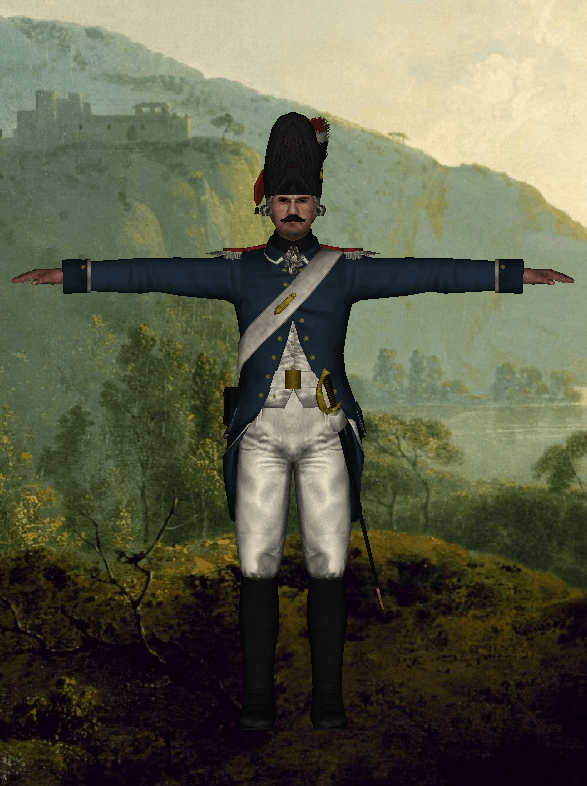 Grenadier of the Exercitiegenootschappen patriotic militia